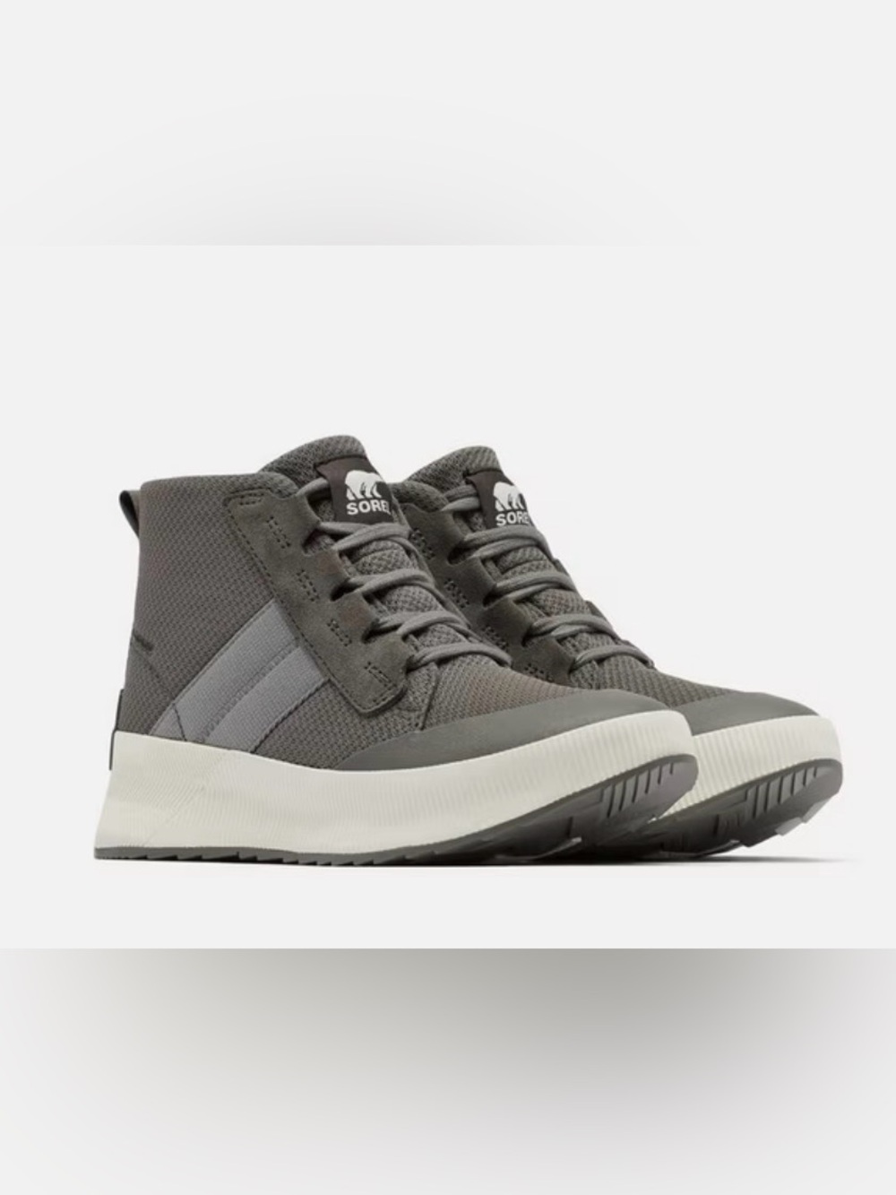 Sorel Women’s Out N’ About lll Waterproof Mid Sneaker Boot Gray size 12